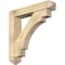 Ekena Millwork Merced Arts and Crafts Rough Sawn Bracket w/ Offset Brace, Douglas Fir, 6"W x 30"D x 30"H BKT0604X30X30MRC03RDF - alternate 1